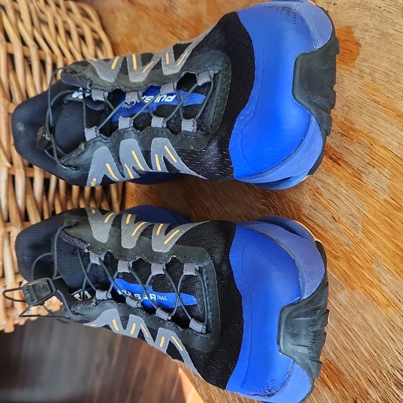 Salomon sz 9 Pulsar Trail Mens Shoes Blue - Picture 2 of 15